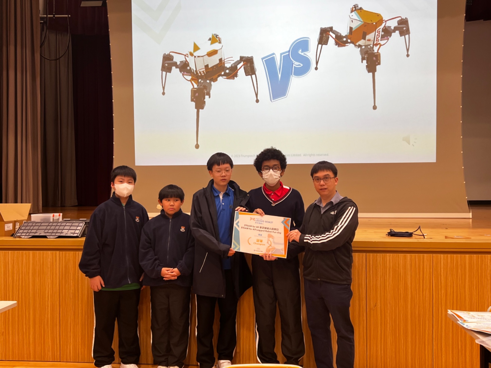 Legged Robot Fun Day - Cognitio College (Kowloon)